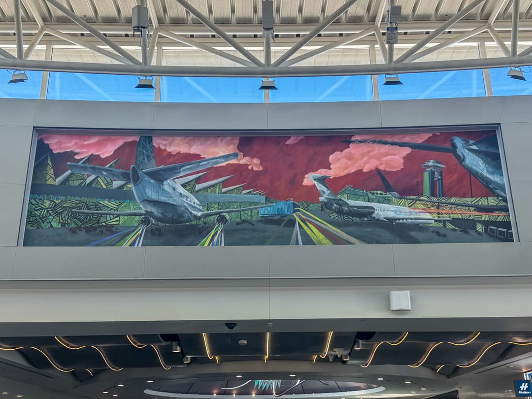 Airport Art Muito 140x140"Muito Ilus Avec Baggage" New - Photo